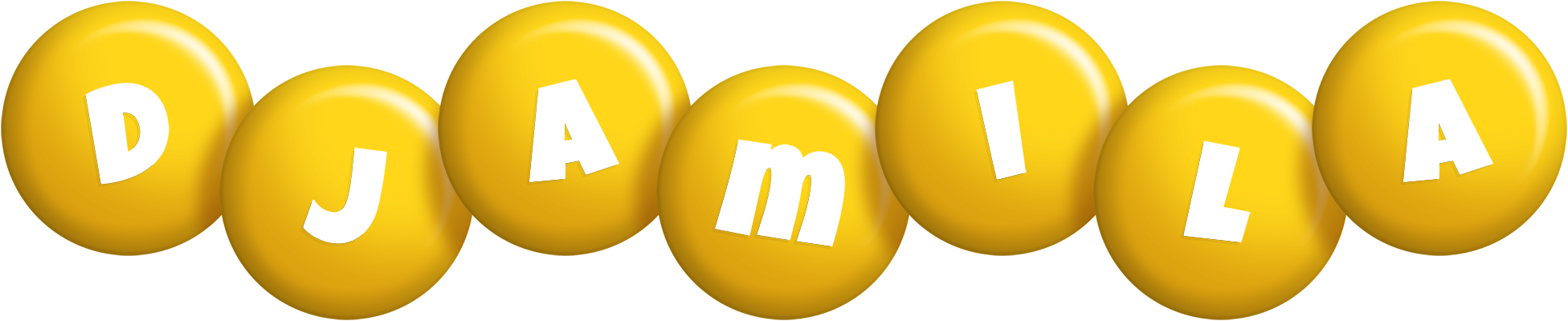 Djamila candy-yellow logo