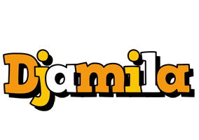Djamila cartoon logo