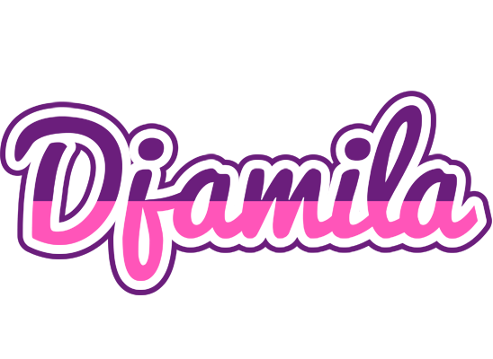 Djamila cheerful logo