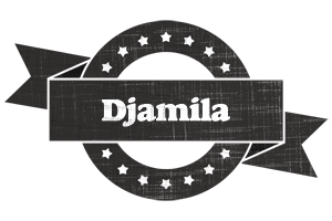 Djamila grunge logo