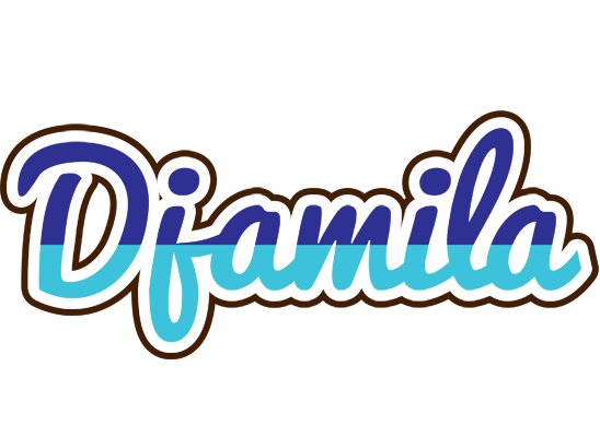 Djamila raining logo