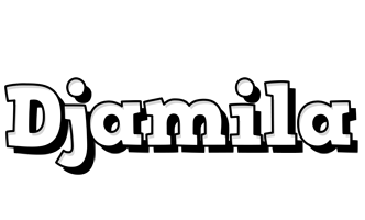 Djamila snowing logo