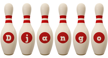 Django bowling-pin logo