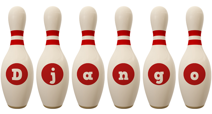 Django bowling-pin logo