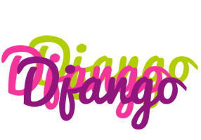 Django flowers logo