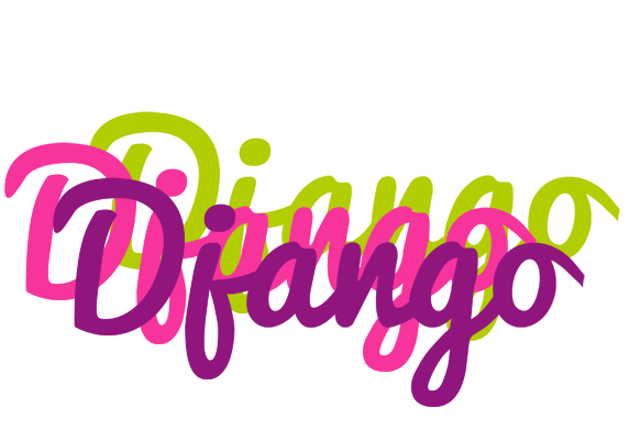 Django flowers logo