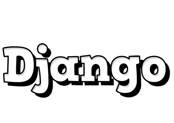 Django snowing logo