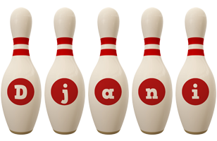 Djani bowling-pin logo