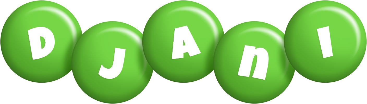 Djani candy-green logo