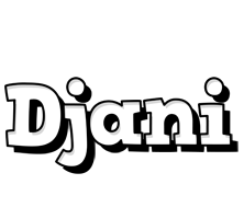 Djani snowing logo