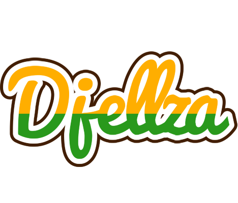 Djellza banana logo