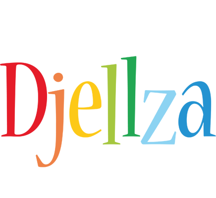 Djellza birthday logo