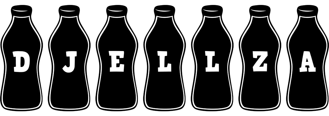 Djellza bottle logo