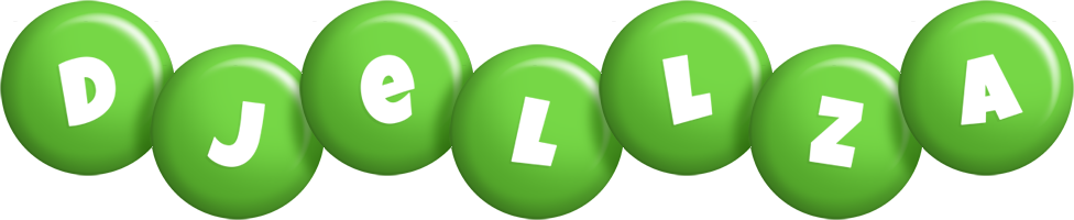 Djellza candy-green logo