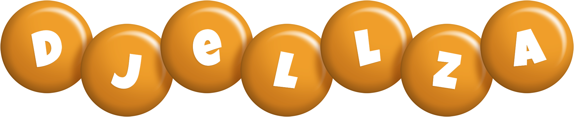 Djellza candy-orange logo