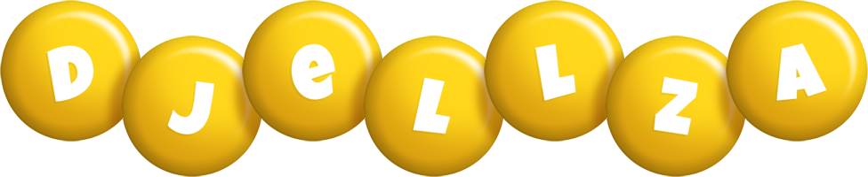 Djellza candy-yellow logo
