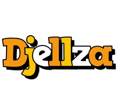 Djellza cartoon logo