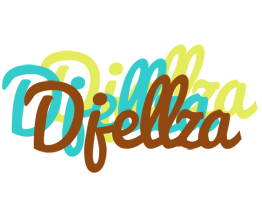 Djellza cupcake logo