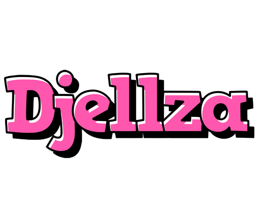 Djellza girlish logo