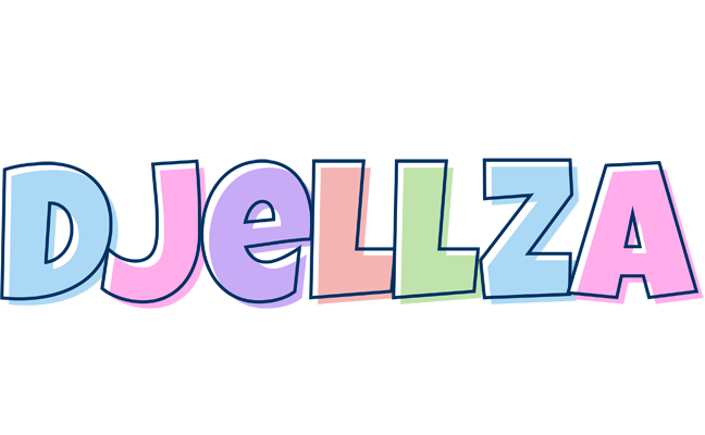 Djellza pastel logo