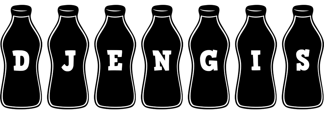 Djengis bottle logo