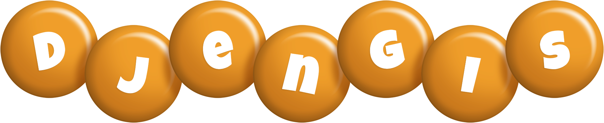 Djengis candy-orange logo