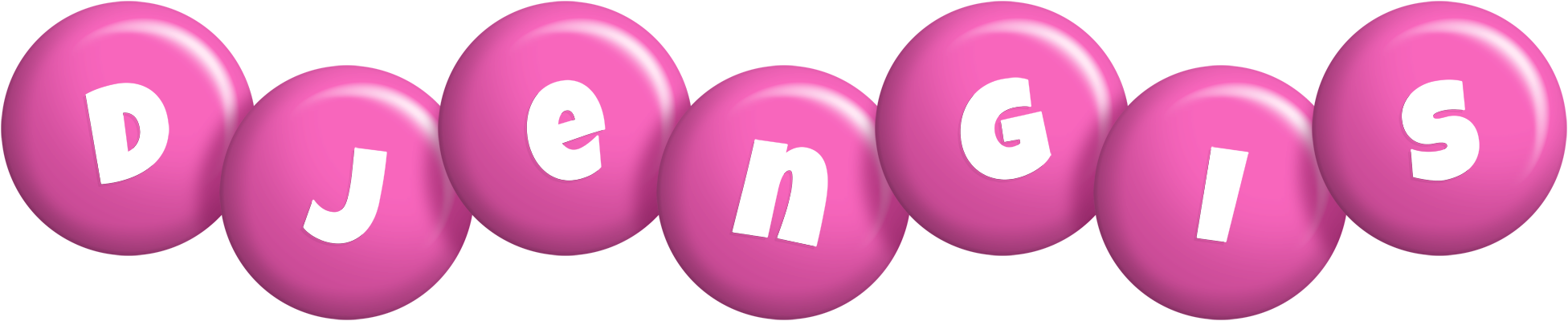 Djengis candy-pink logo