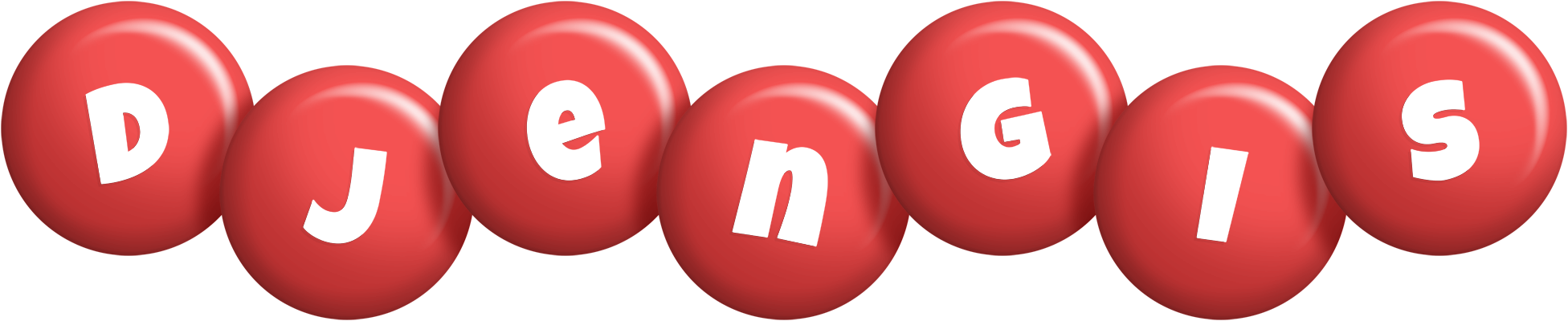 Djengis candy-red logo