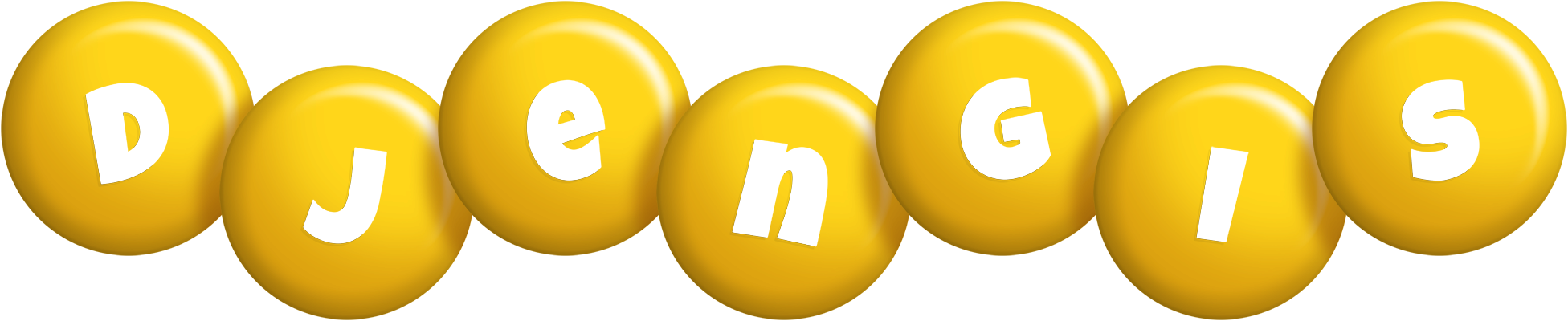 Djengis candy-yellow logo