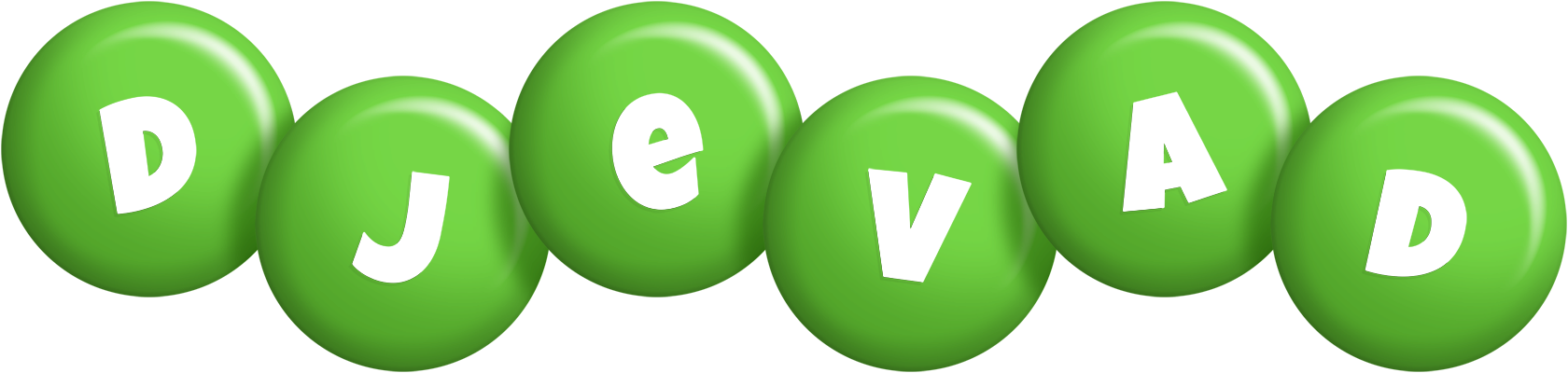 Djevad candy-green logo