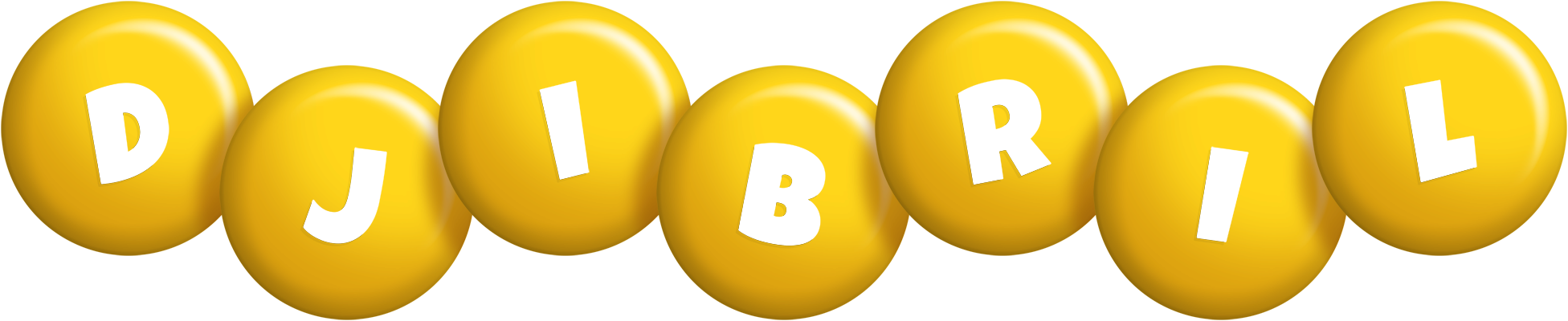 Djibril candy-yellow logo