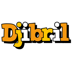 Djibril cartoon logo