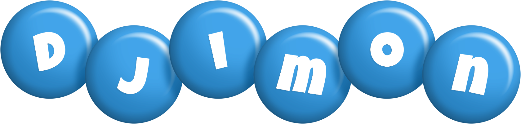Djimon candy-blue logo