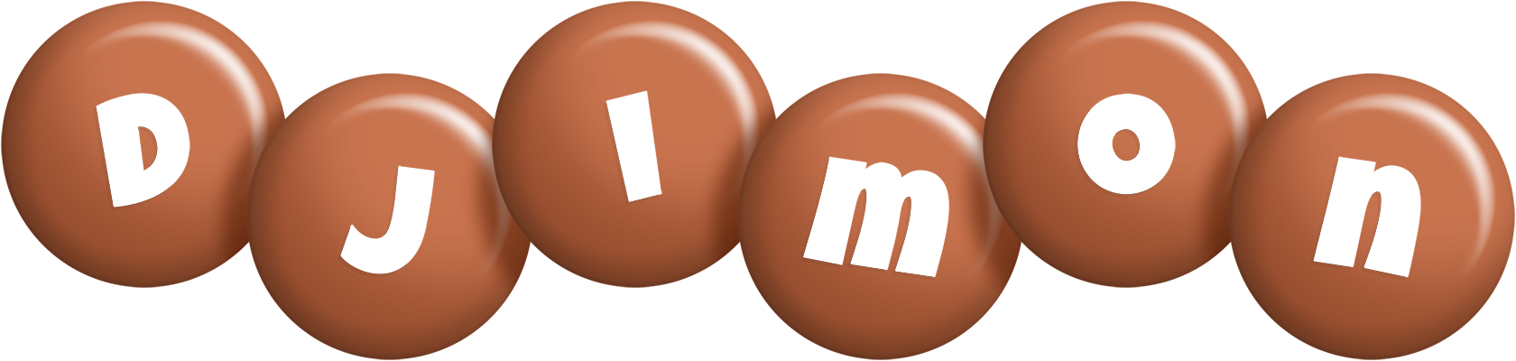 Djimon candy-brown logo