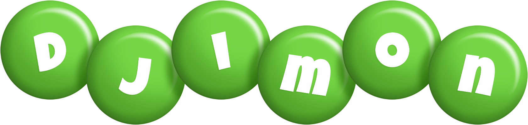 Djimon candy-green logo
