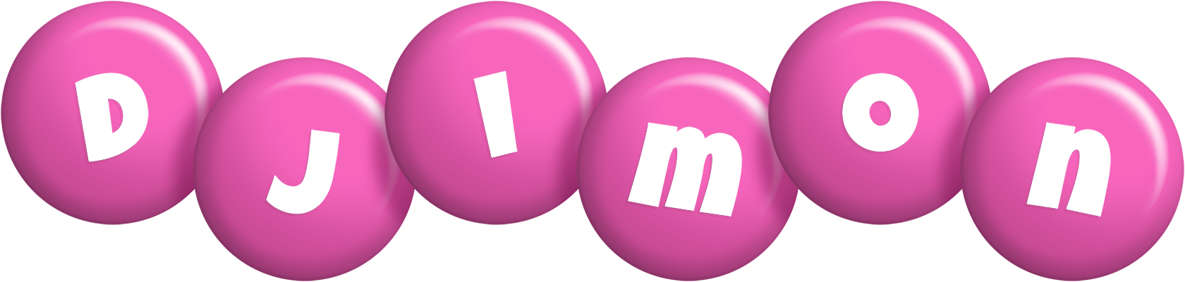 Djimon candy-pink logo