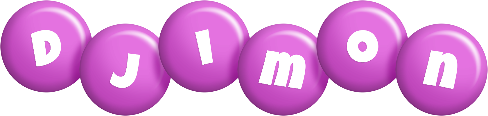 Djimon candy-purple logo