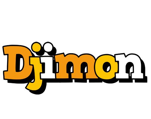 Djimon cartoon logo