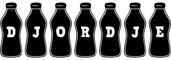 Djordje bottle logo