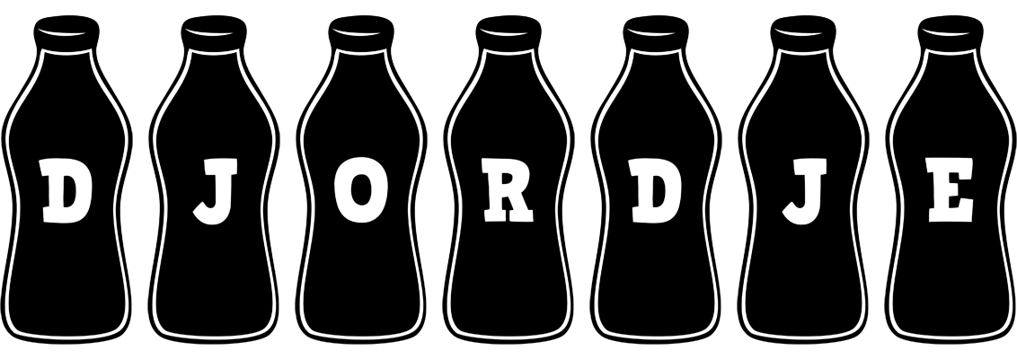 Djordje bottle logo