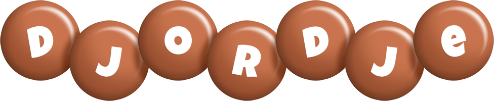 Djordje candy-brown logo