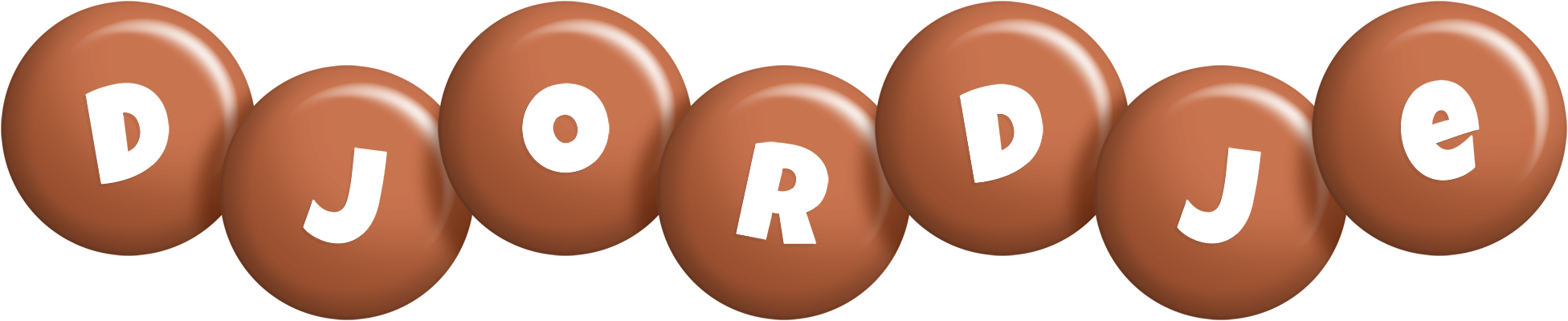 Djordje candy-brown logo