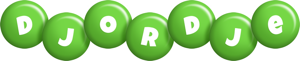 Djordje candy-green logo