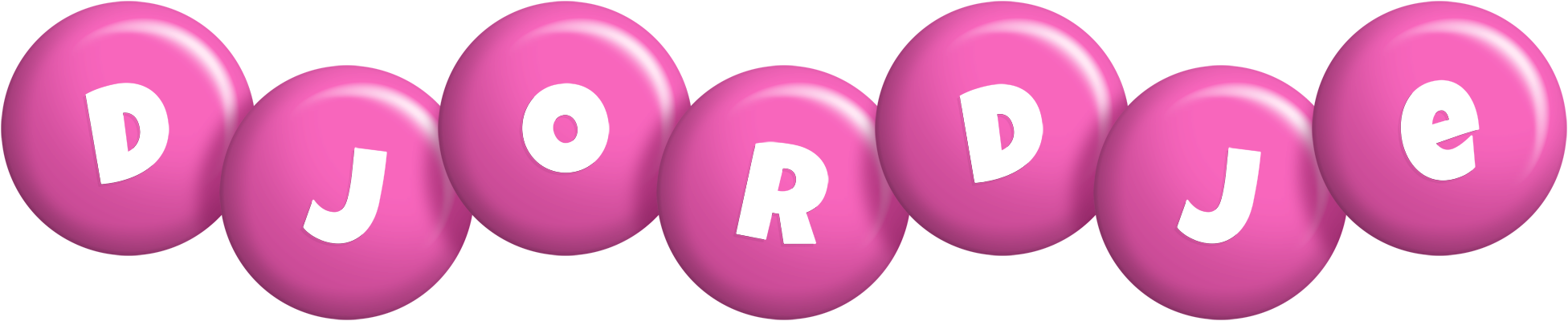 Djordje candy-pink logo