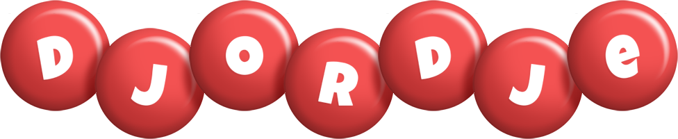 Djordje candy-red logo