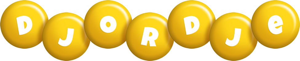 Djordje candy-yellow logo