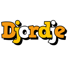 Djordje cartoon logo