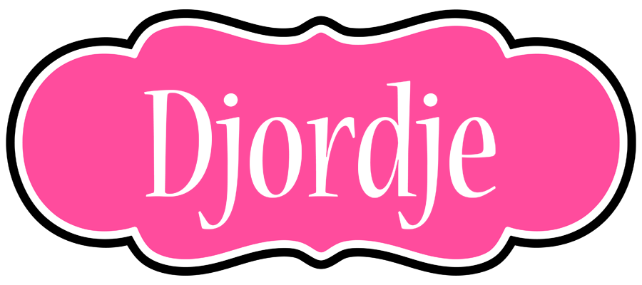 Djordje invitation logo