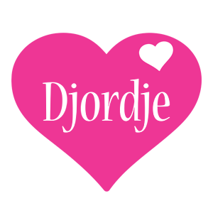 Djordje love-heart logo