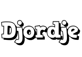 Djordje snowing logo